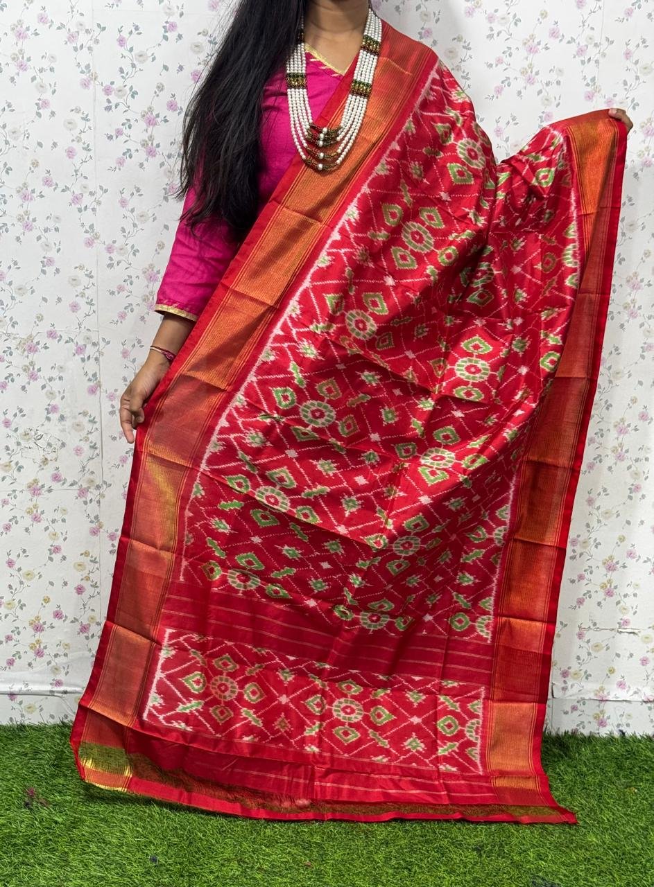 Ikat Dupatta - PSDHL31-ISDPDEZDD-55