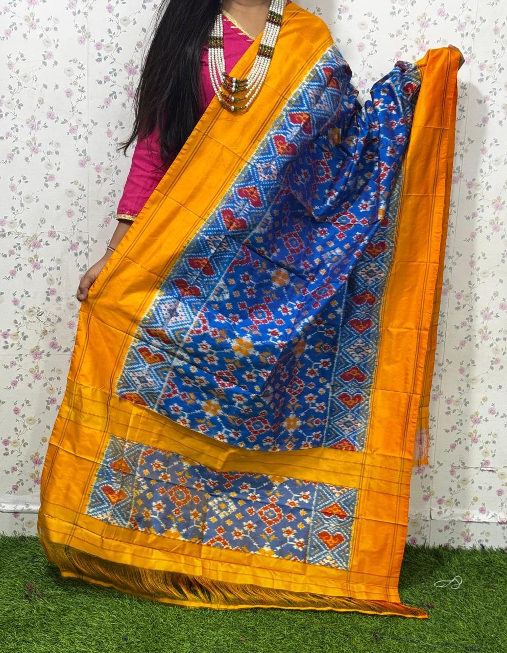 Ikat Dupatta - PSDHL31-ISDPDEZDD-61
