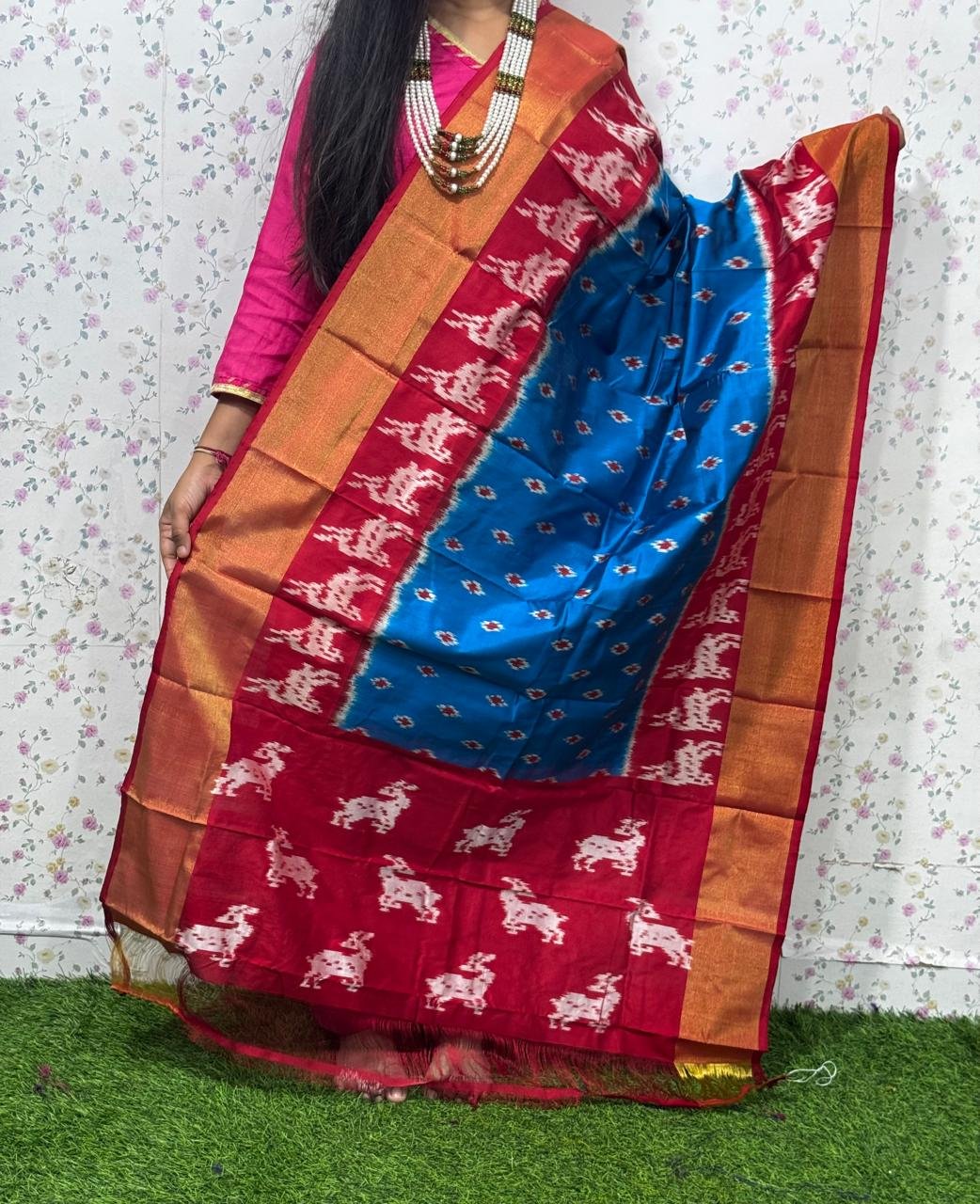 Ikat Dupatta - PSDHL31-ISDPDEZDD-62