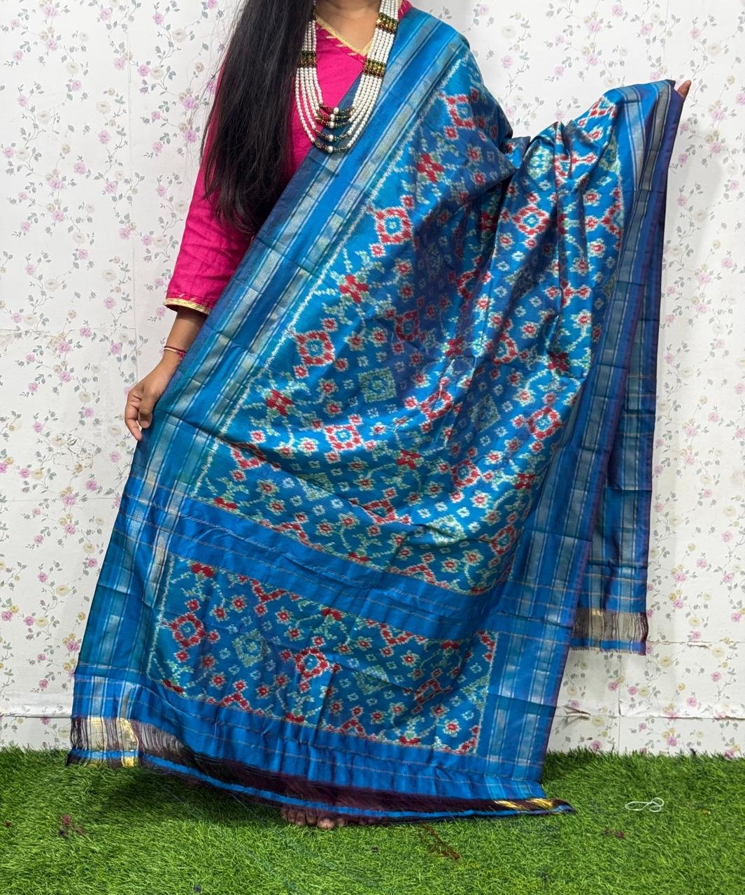 Ikat Dupatta - PSDHL31-ISDPDEZDD-64