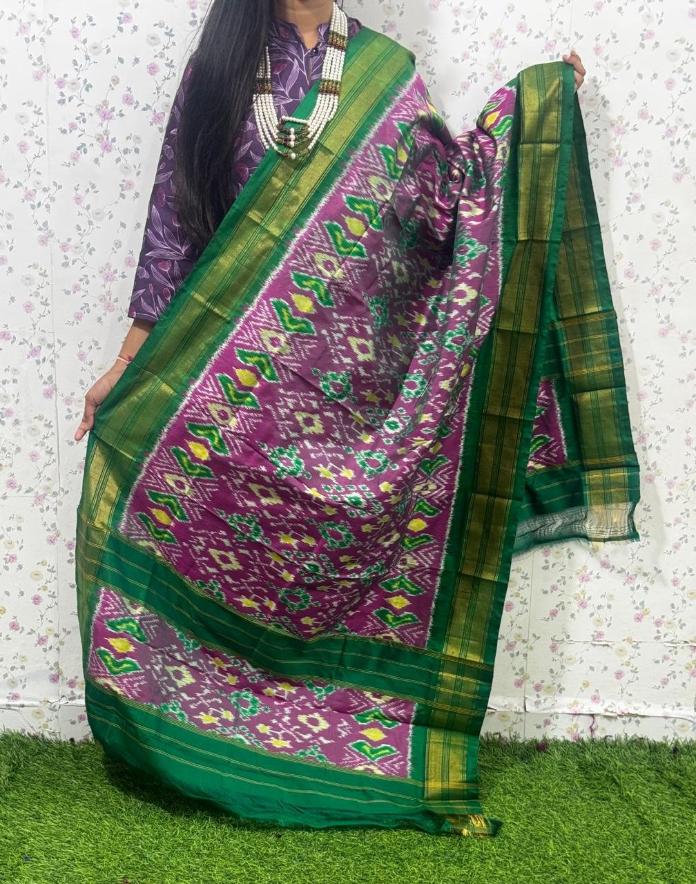 Ikat Dupatta - PSDHL31-ISDPDEZDD-80
