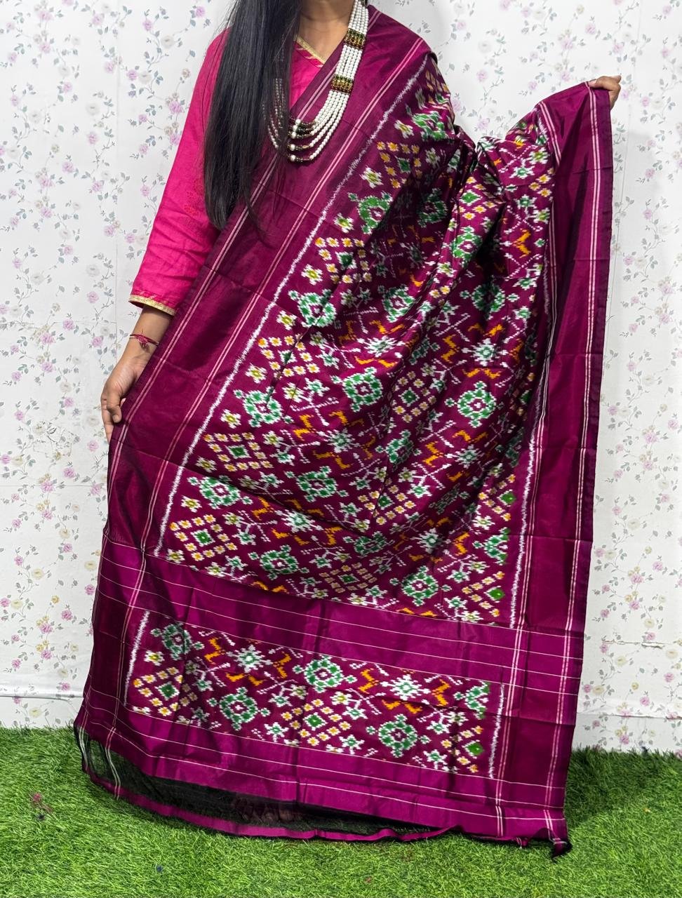 Ikat Dupatta - PSDHO07-ISDPCEZDC-17