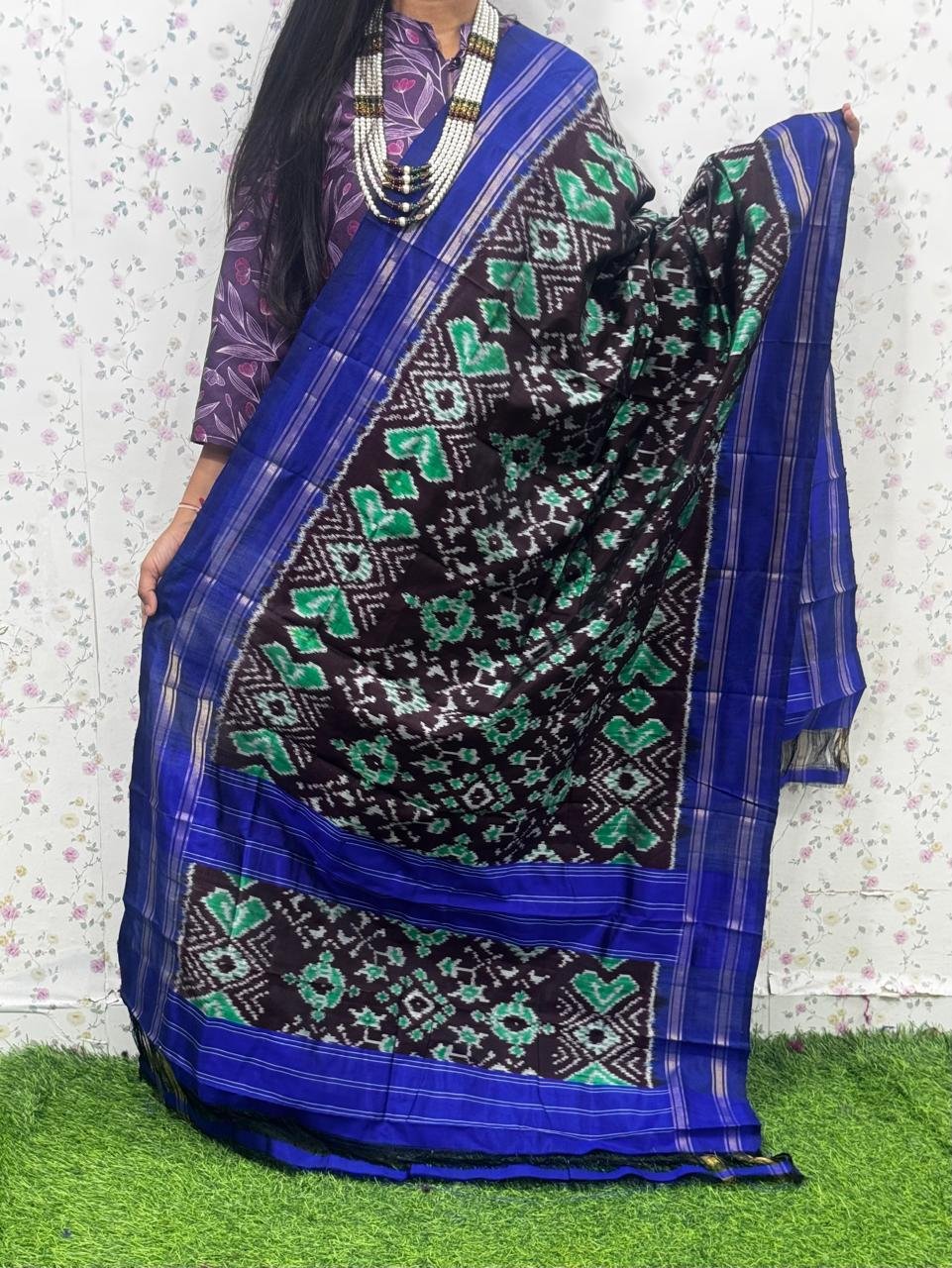 Ikat Dupatta - PSDHO07-ISDPCEZDC-34