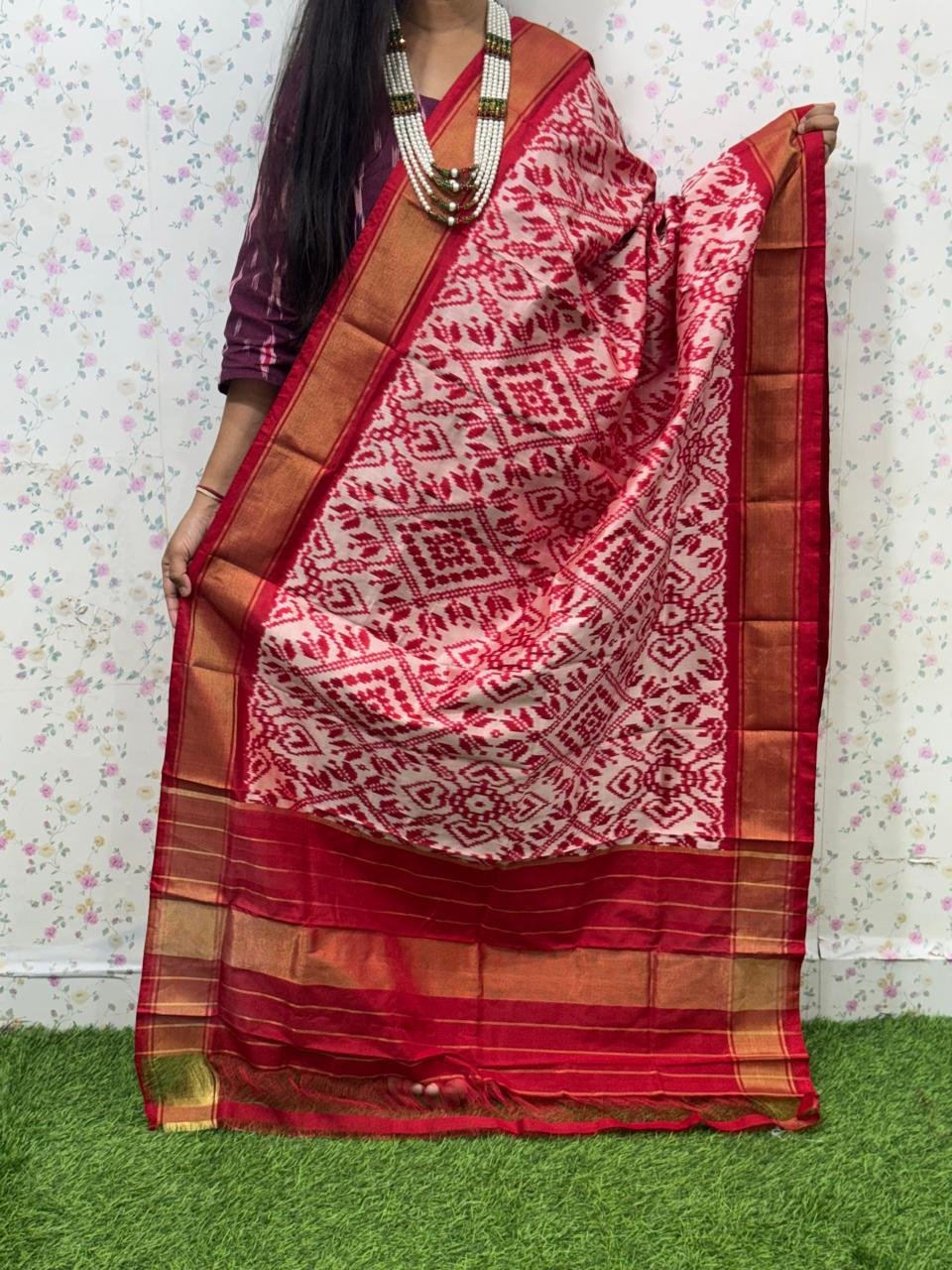 Ikat Dupatta - PSDHO07-ISDPCEZDC-67