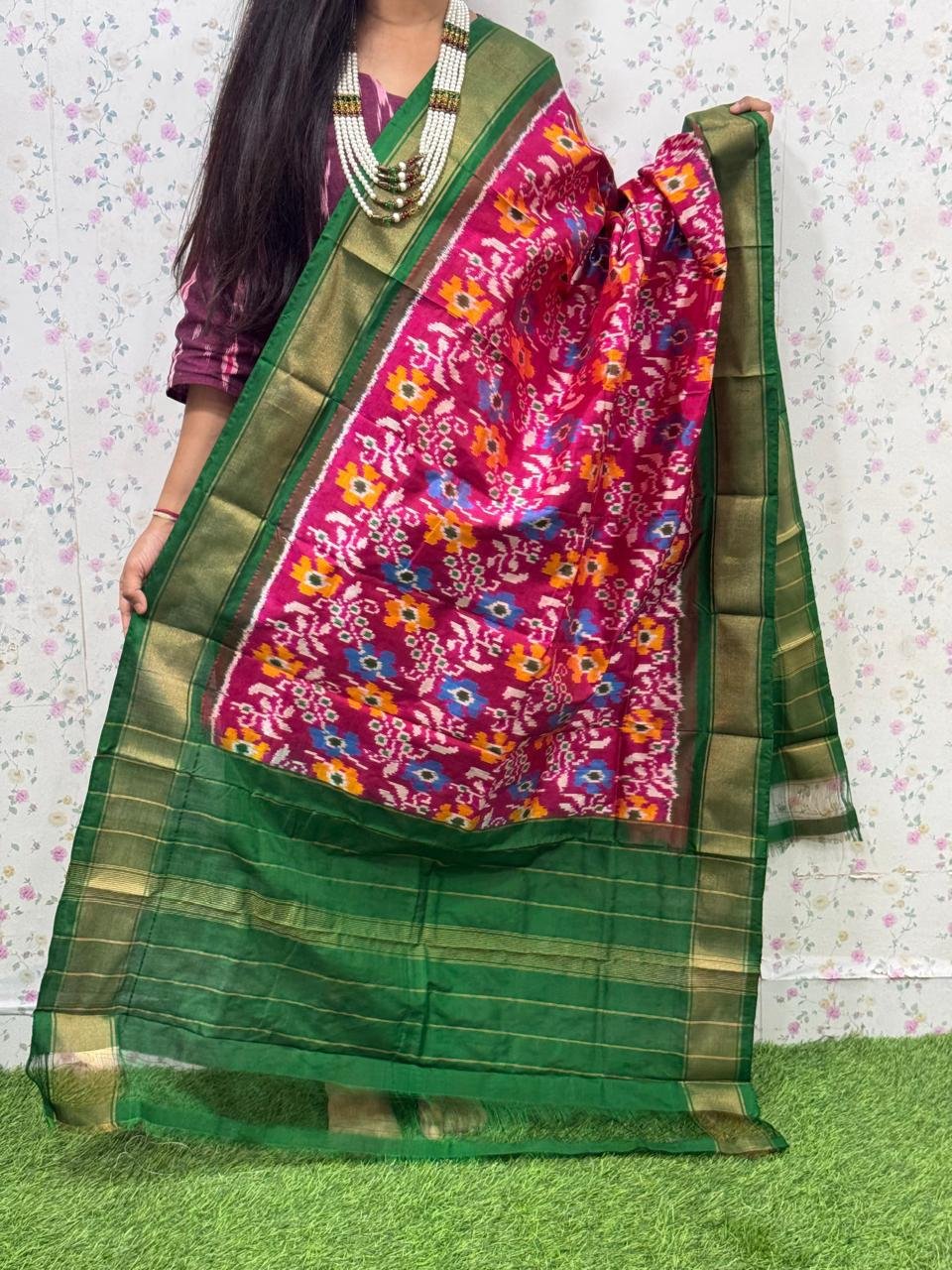 Ikat Dupatta - PSDHO07-ISDPCEZDC-73