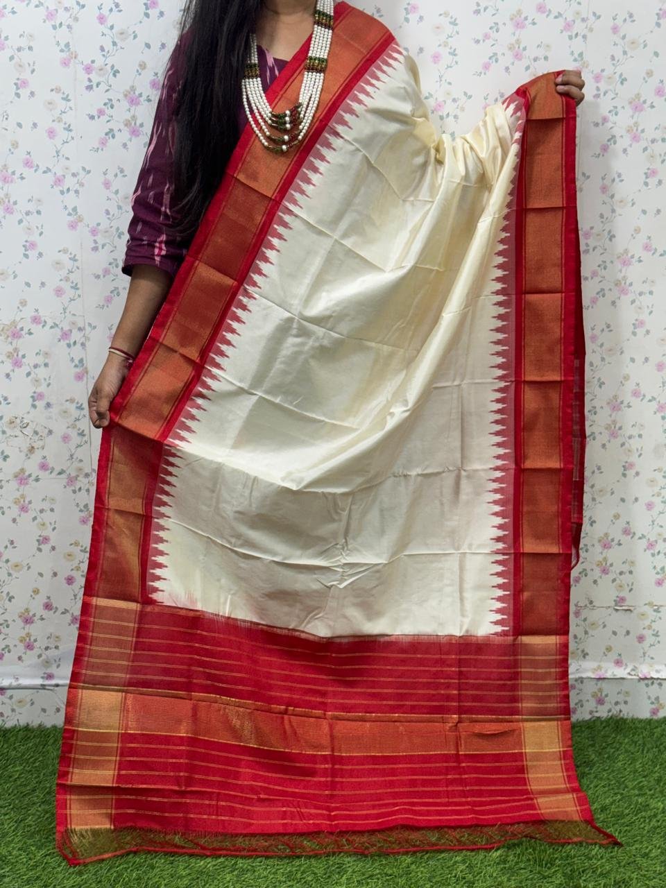 Ikat Dupatta - PSDHO07-ISDPCEZDC-75
