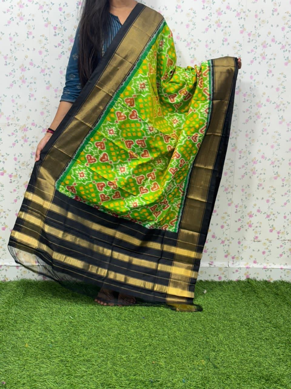 Ikat Dupatta - PSDHY13-ISDPDECDC-101