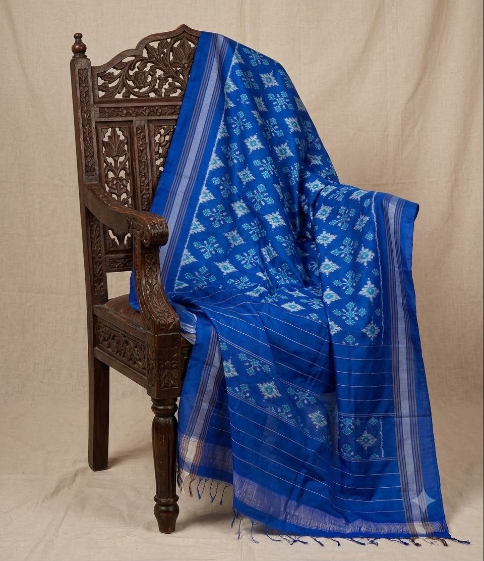 Ikat Dupatta - PSNTS08-ISDPDEEDC-06