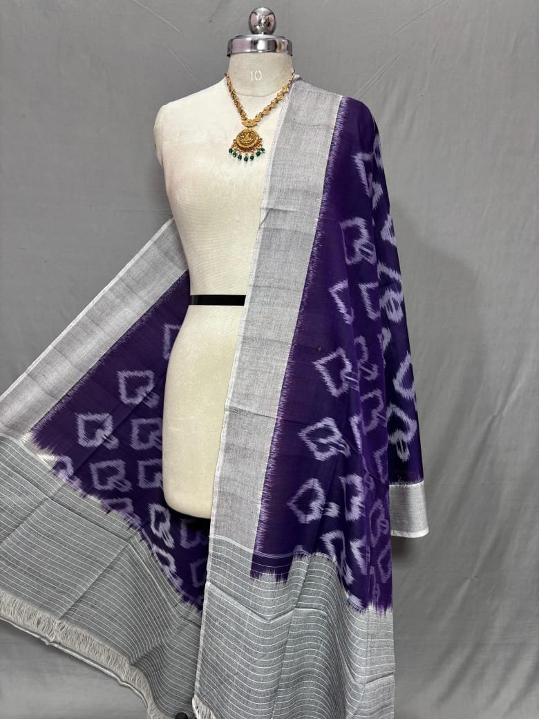 Ikat Dupatta - PSSIG18-ICDPCDNCD-01