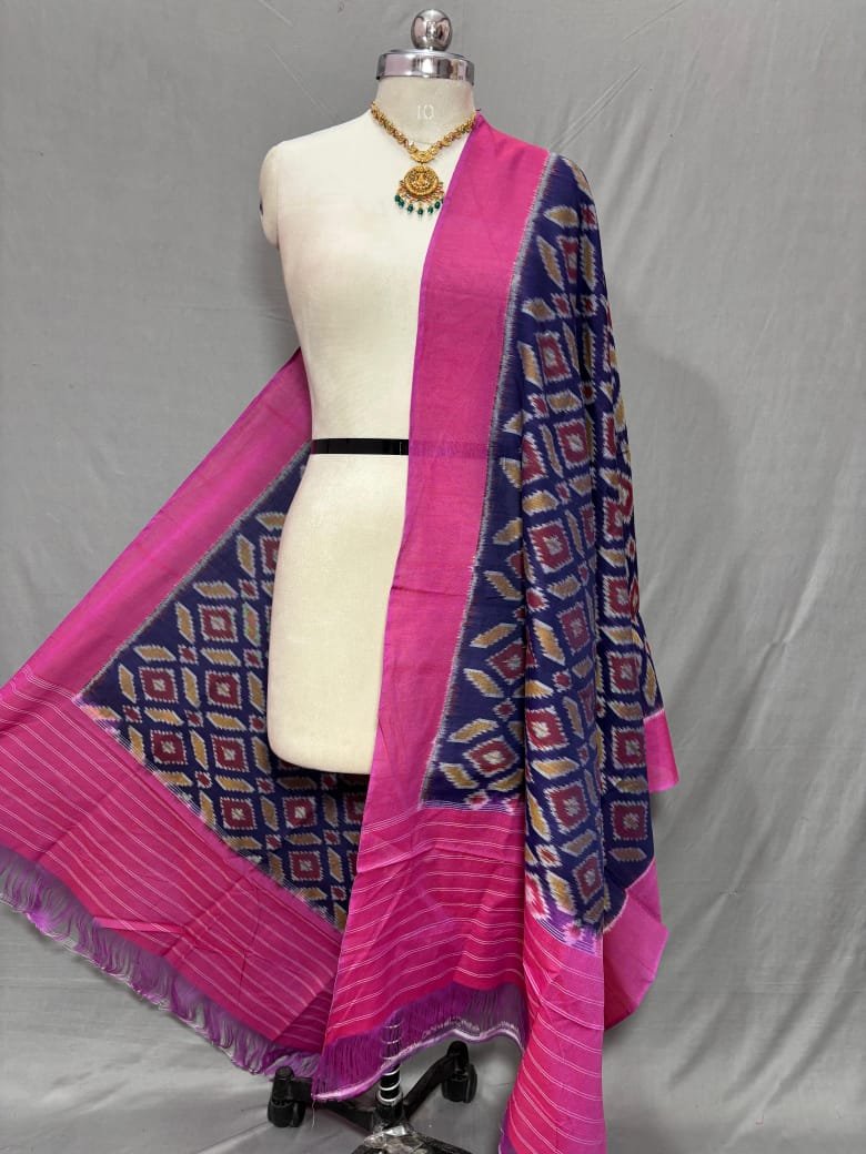 Ikat Dupatta - PSSIG18-ICDPCDNCD-02