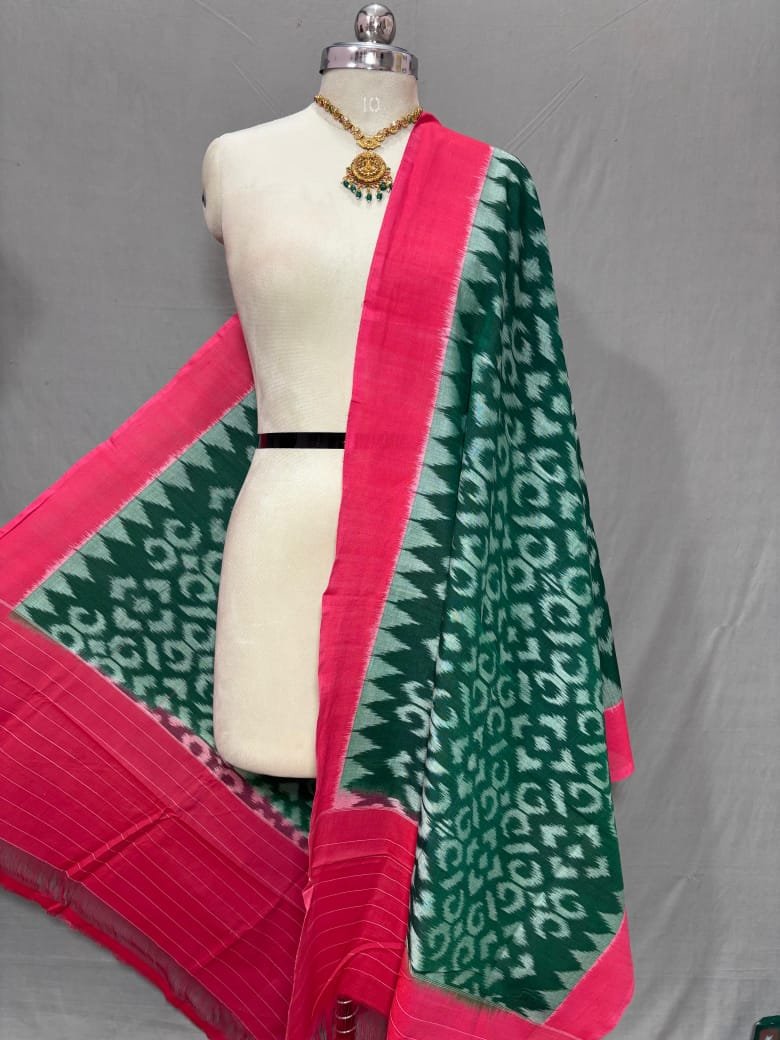 Ikat Dupatta - PSSIG18-ICDPCDNCD-05