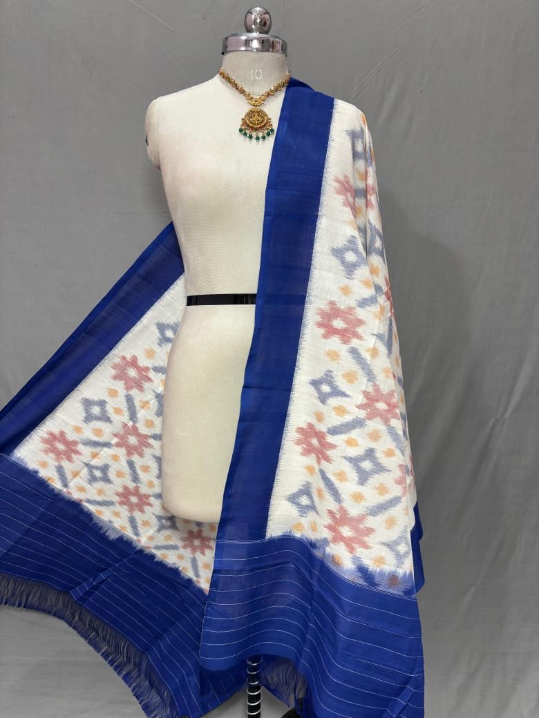 Ikat Dupatta - PSSIG18-ICDPCDNCD-07