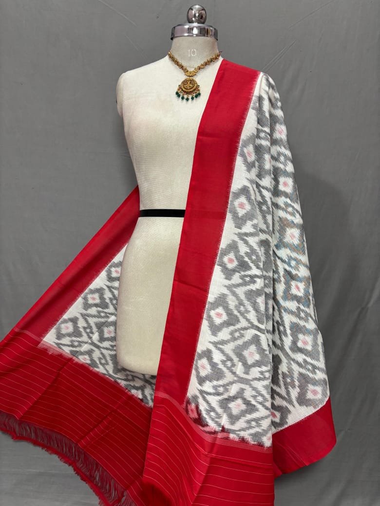 Ikat Dupatta - PSSIG18-ICDPCDNCD-09