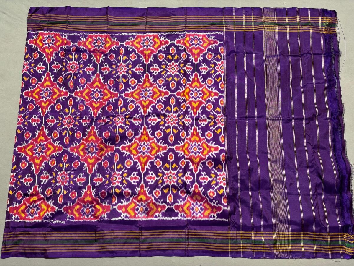 Ikat Dupatta - PSSIG19-ISDPCEICC-26