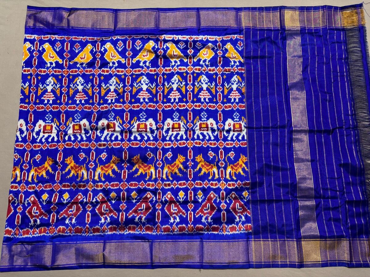 Ikat Dupatta - PSSIG19-ISDPCEICC-30