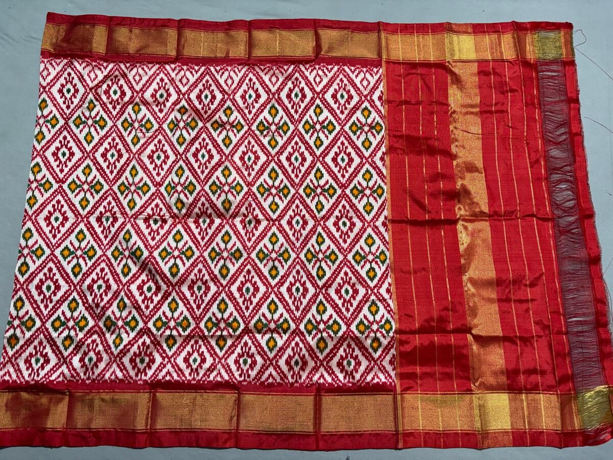 Ikat Dupatta - PSSIG19-ISDPCEICC-50