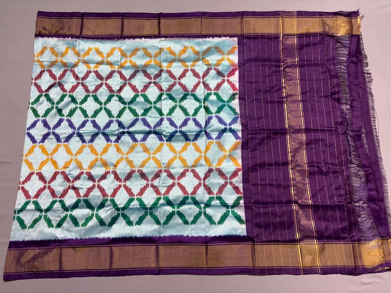 Ikat Dupatta - PSSIL03-ISDPDEICD-05