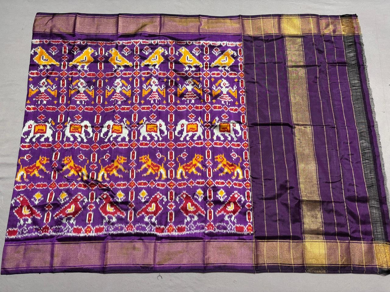 Ikat Dupatta - PSSIL03-ISDPDEICD-06
