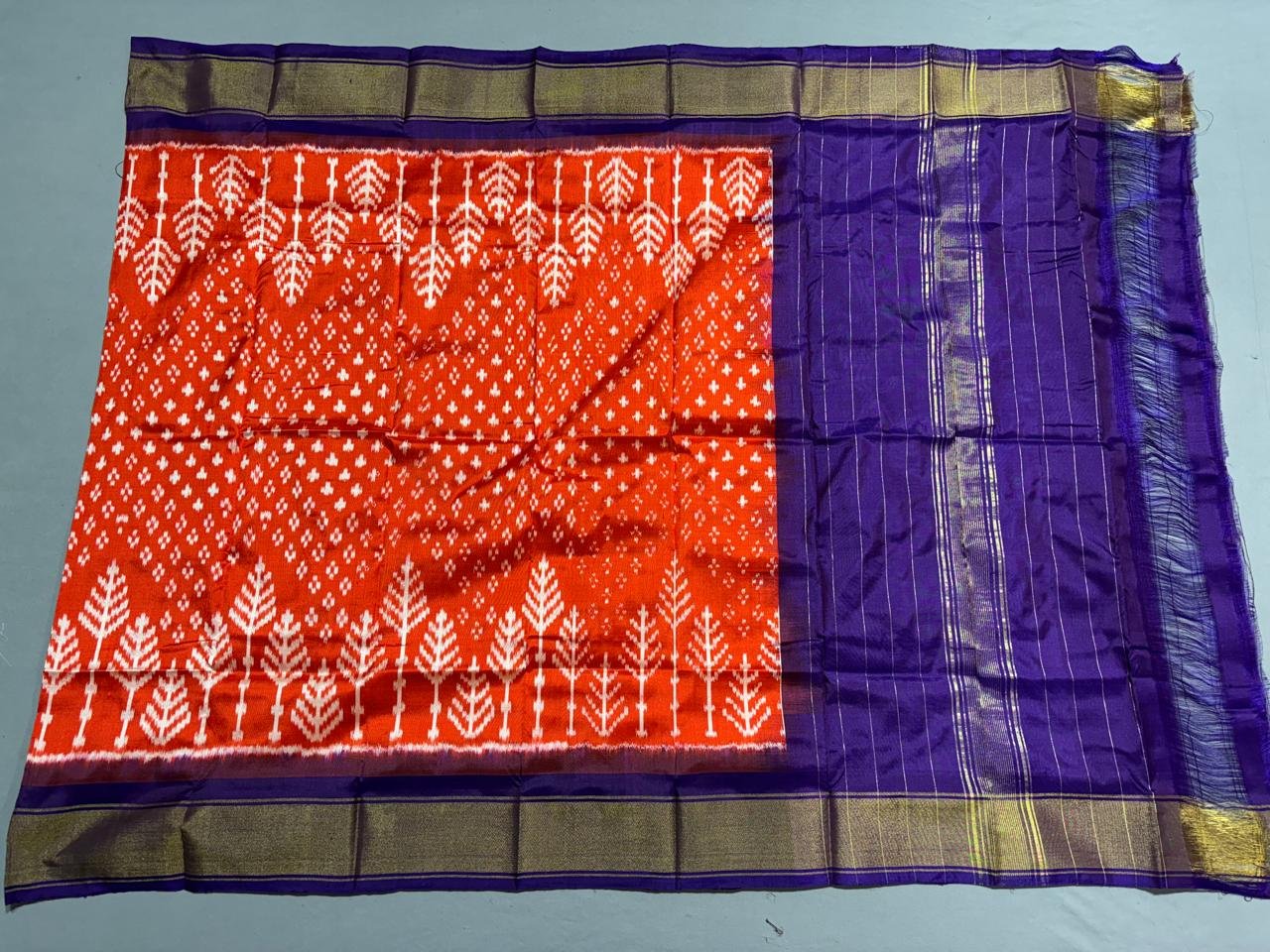 Ikat Dupatta - PSSIL03-ISDPDEICD-09