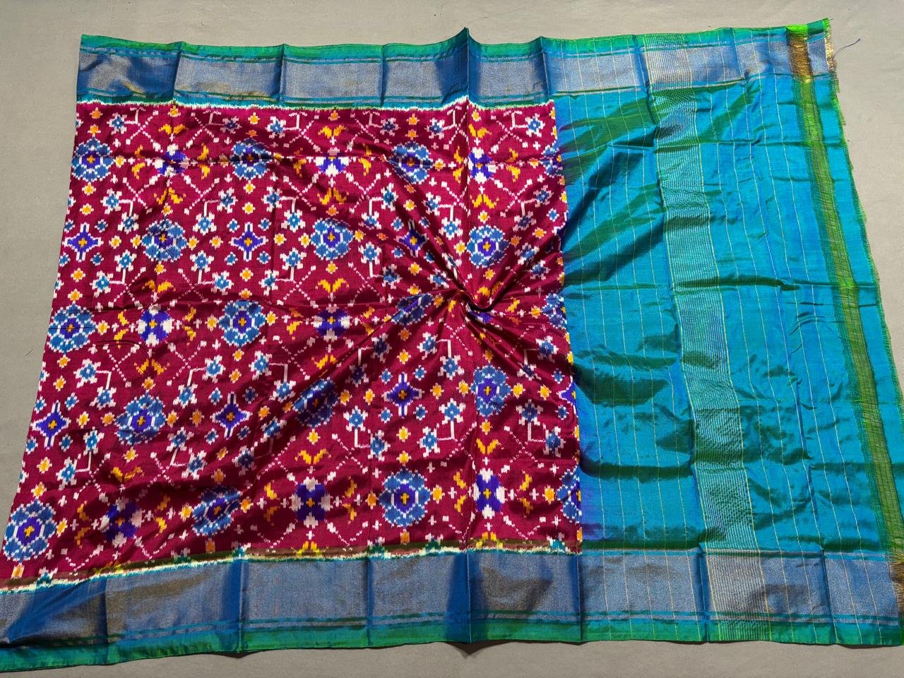Ikat Dupatta - PSSIL12-ISDPCEICC-40