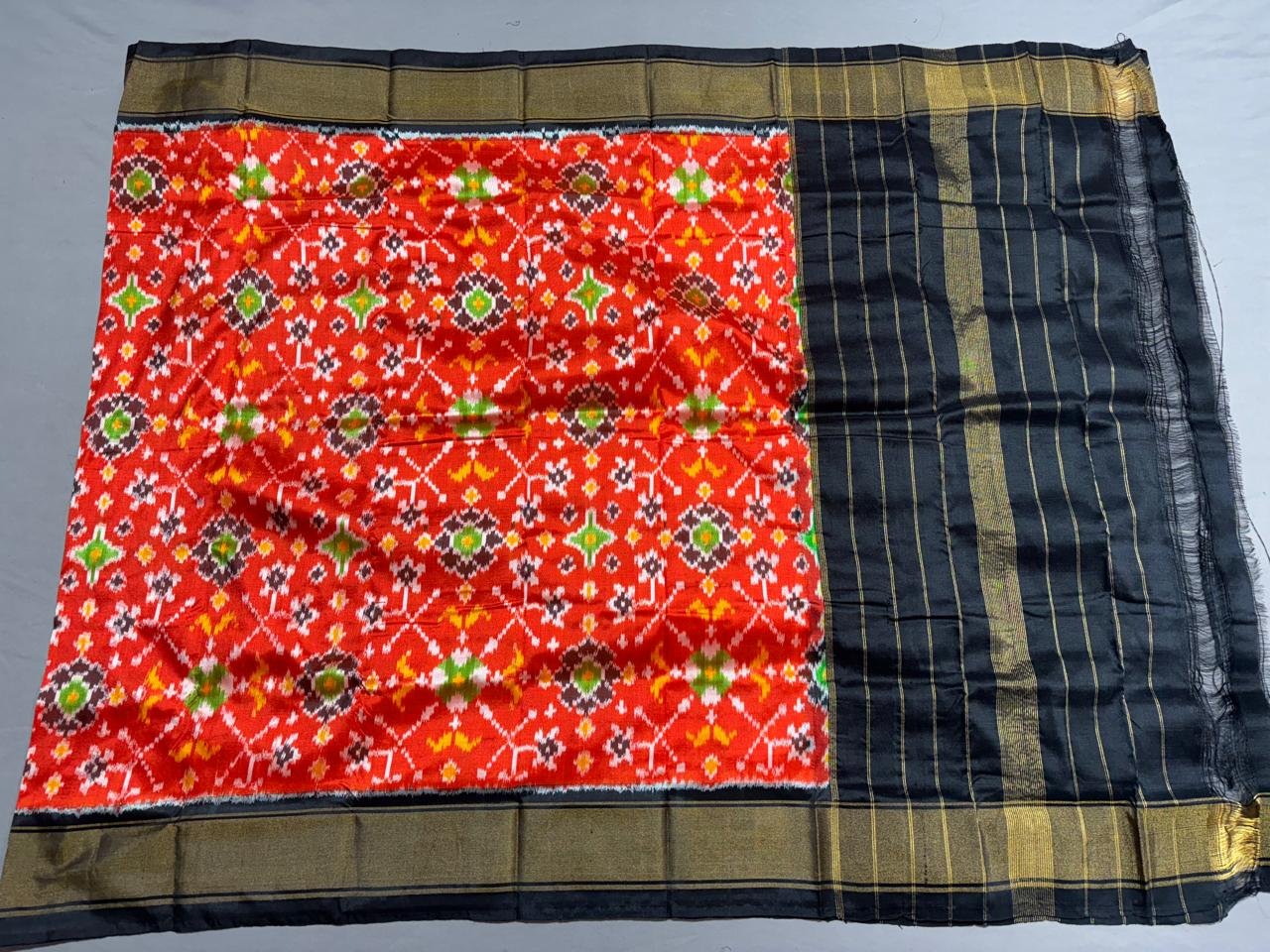 Ikat Dupatta - PSSIL12-ISDPCEICC-45