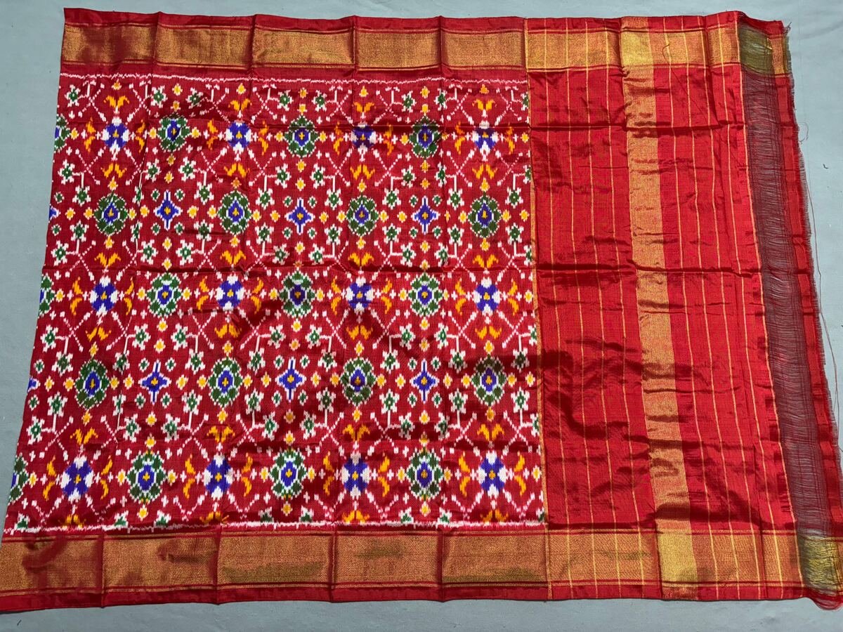 Ikat Dupatta - PSSIL26-ISDPCEICC-01