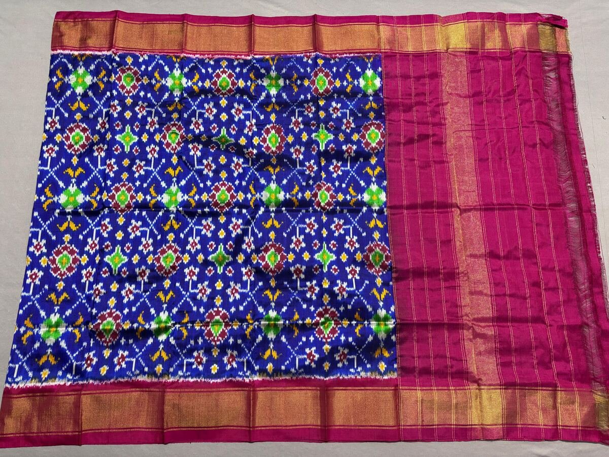 Ikat Dupatta - PSSIL26-ISDPCEICC-06