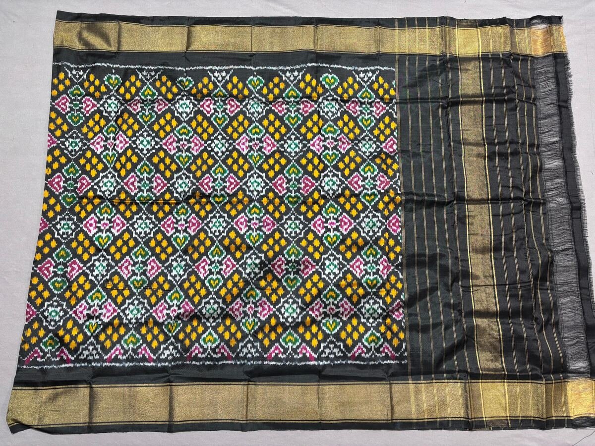 Ikat Dupatta - PSSIL26-ISDPCEICC-09