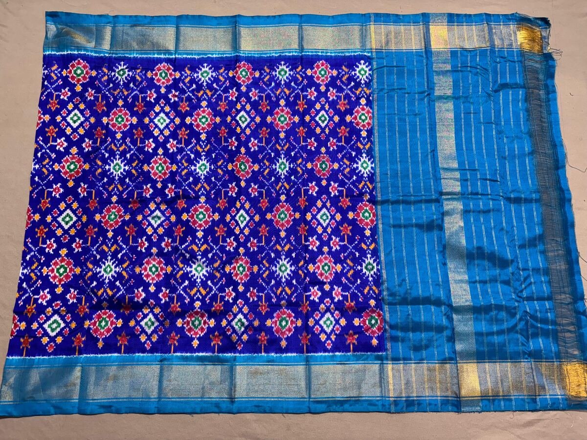 Ikat Dupatta - PSSIL26-ISDPCEICC-15