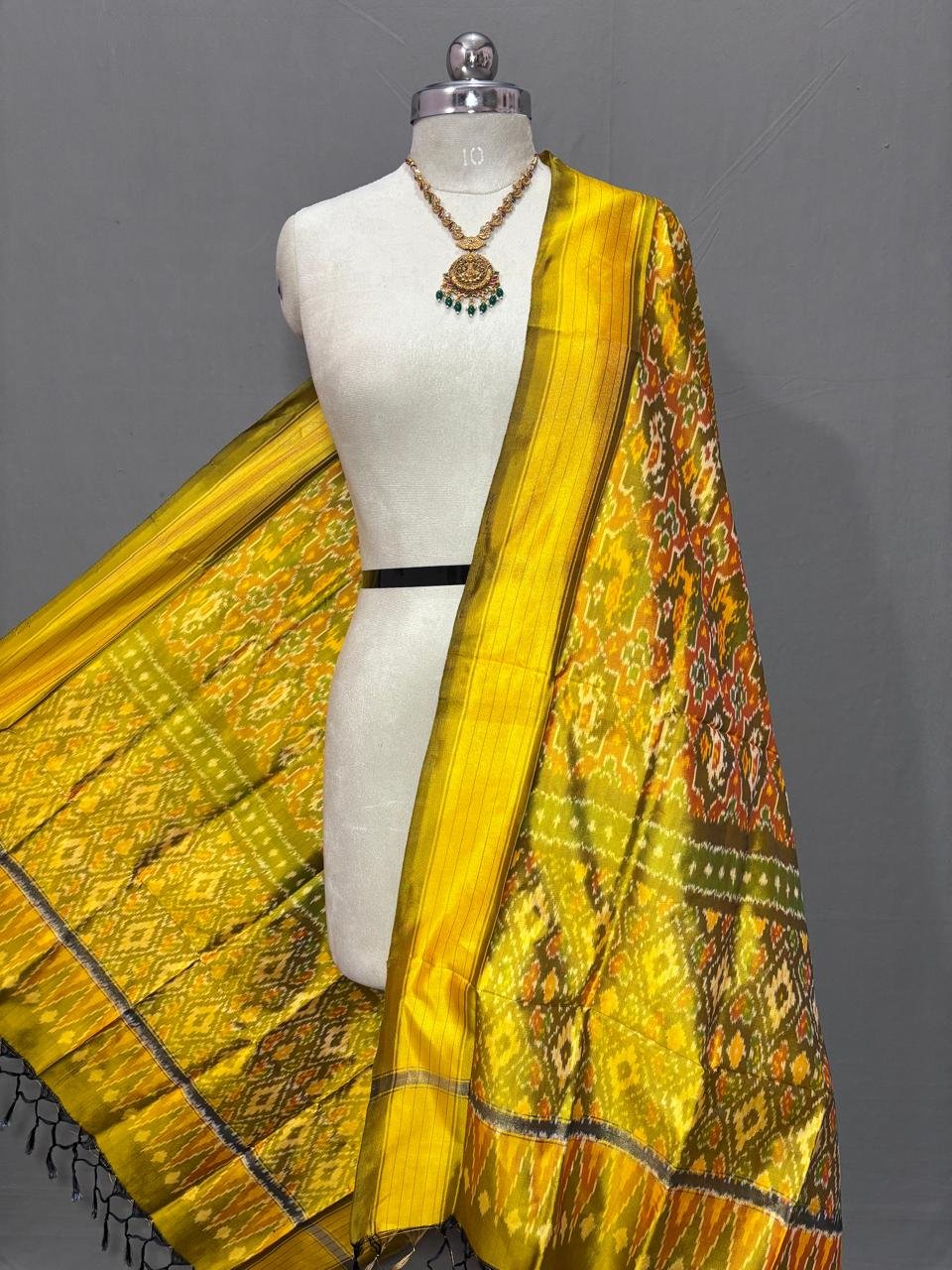 Ikat Dupatta - PSSIL26-ISDPDZSDC-01