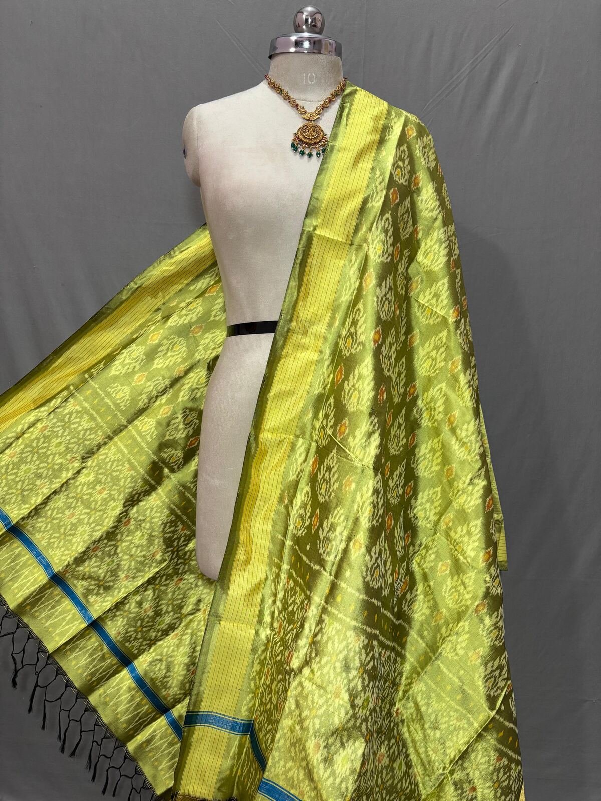 Ikat Dupatta - PSSIO07-ISDPDZBCD-08
