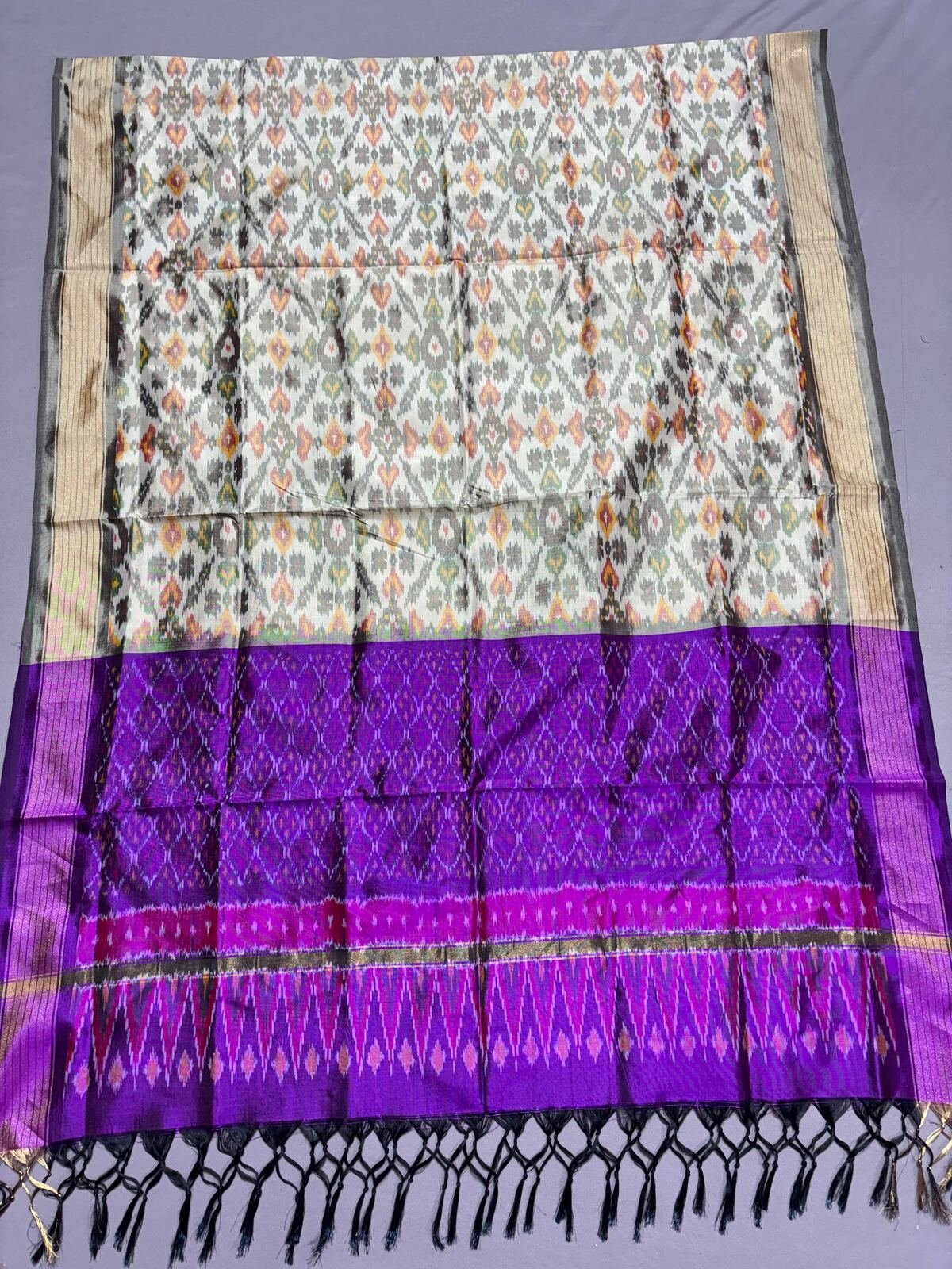 Ikat Dupatta - PSSIO07-ISDPDZBCD-09