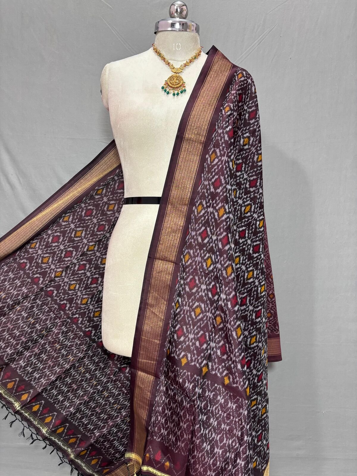Ikat Dupatta - PSSIS11-ISCDDIBCC-02