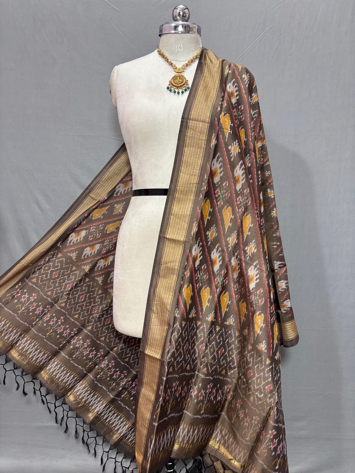 Ikat Dupatta - PSSIS11-ISCDDIBCC-04