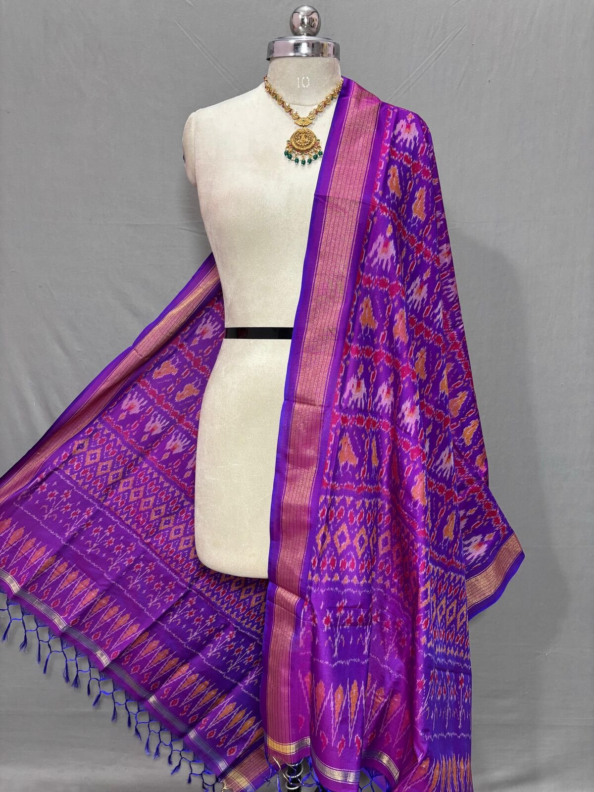Ikat Dupatta - PSSIS11-ISCDDIBCC-06