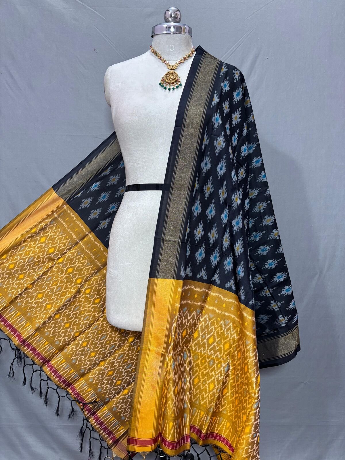 Ikat Dupatta - PSSIS11-ISCDDIBCC-12