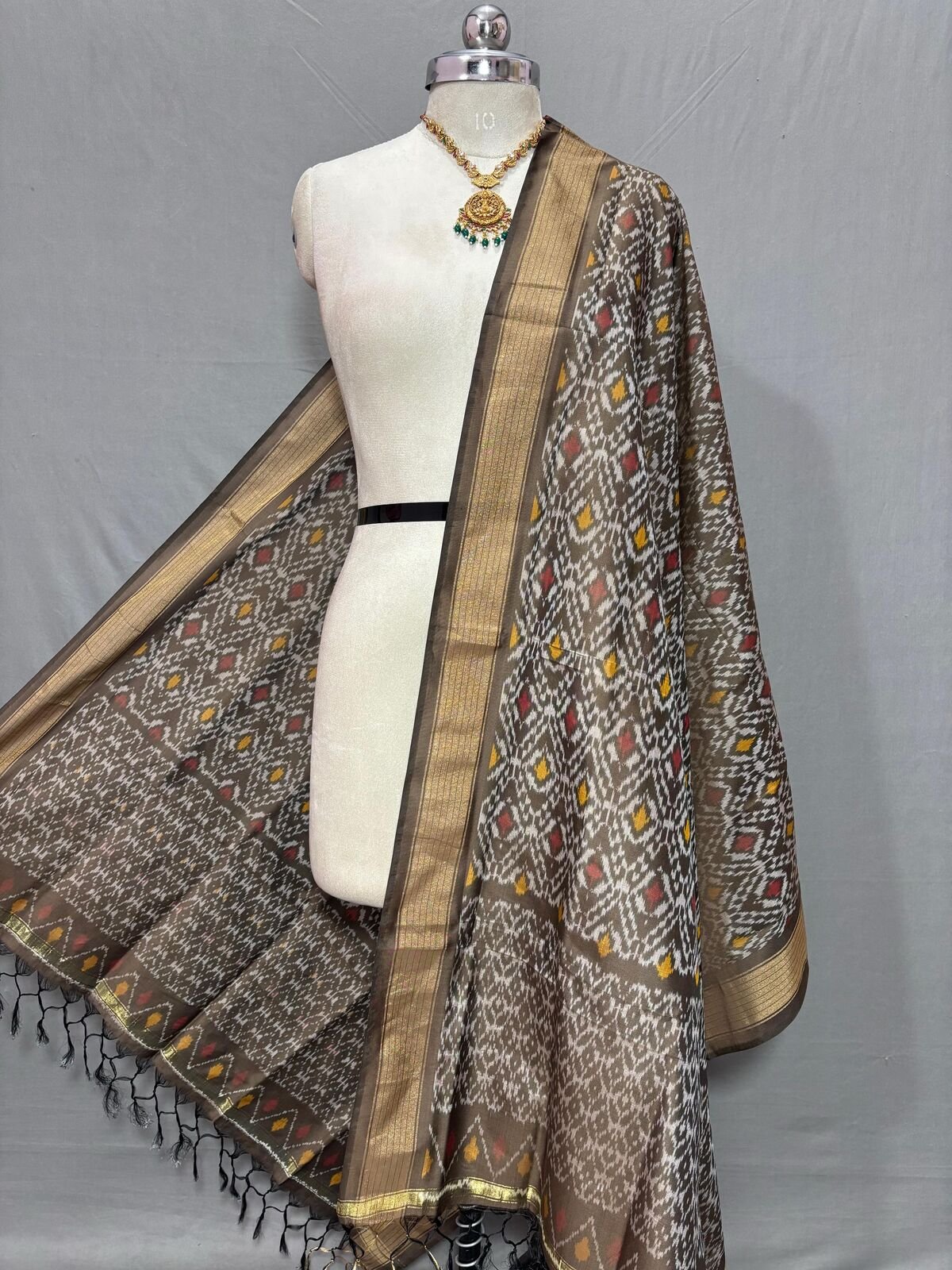 Ikat Dupatta - PSSIS11-ISCDDIBCC-13