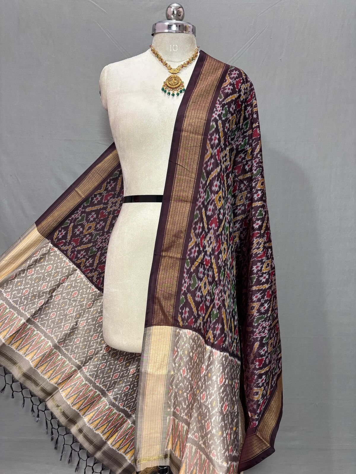 Ikat Dupatta - PSSIS11-ISCDDIBCC-16