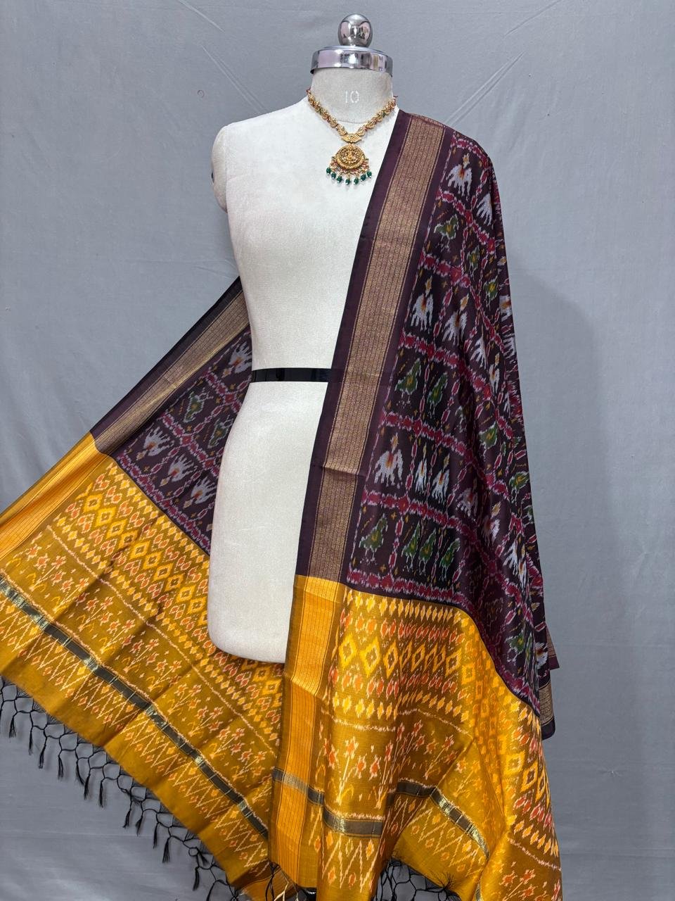 Ikat Dupatta - PSSIS11-ISCDDIBCC-27