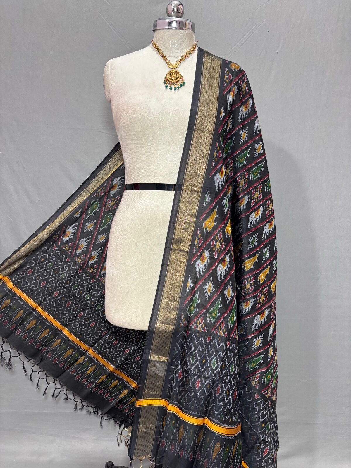 Ikat Dupatta - PSSIS11-ISCDDIBCC-30
