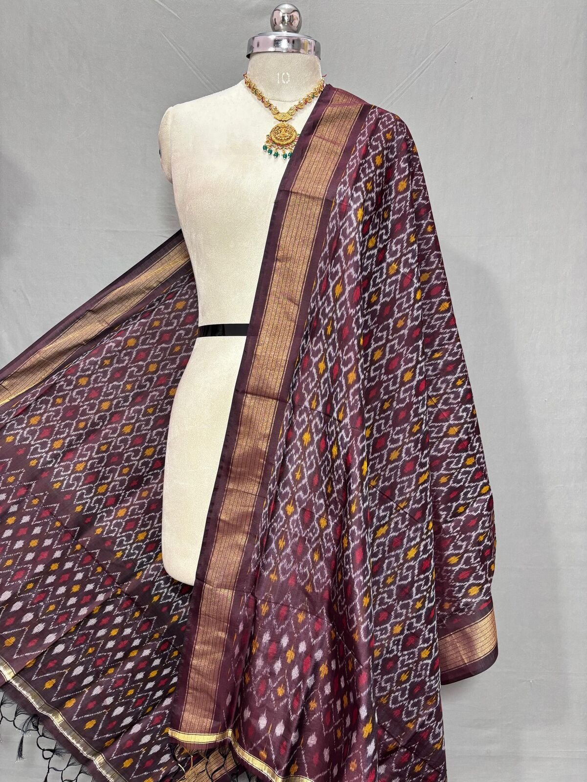 Ikat Dupatta - PSSIS11-ISCDDIBCC-32