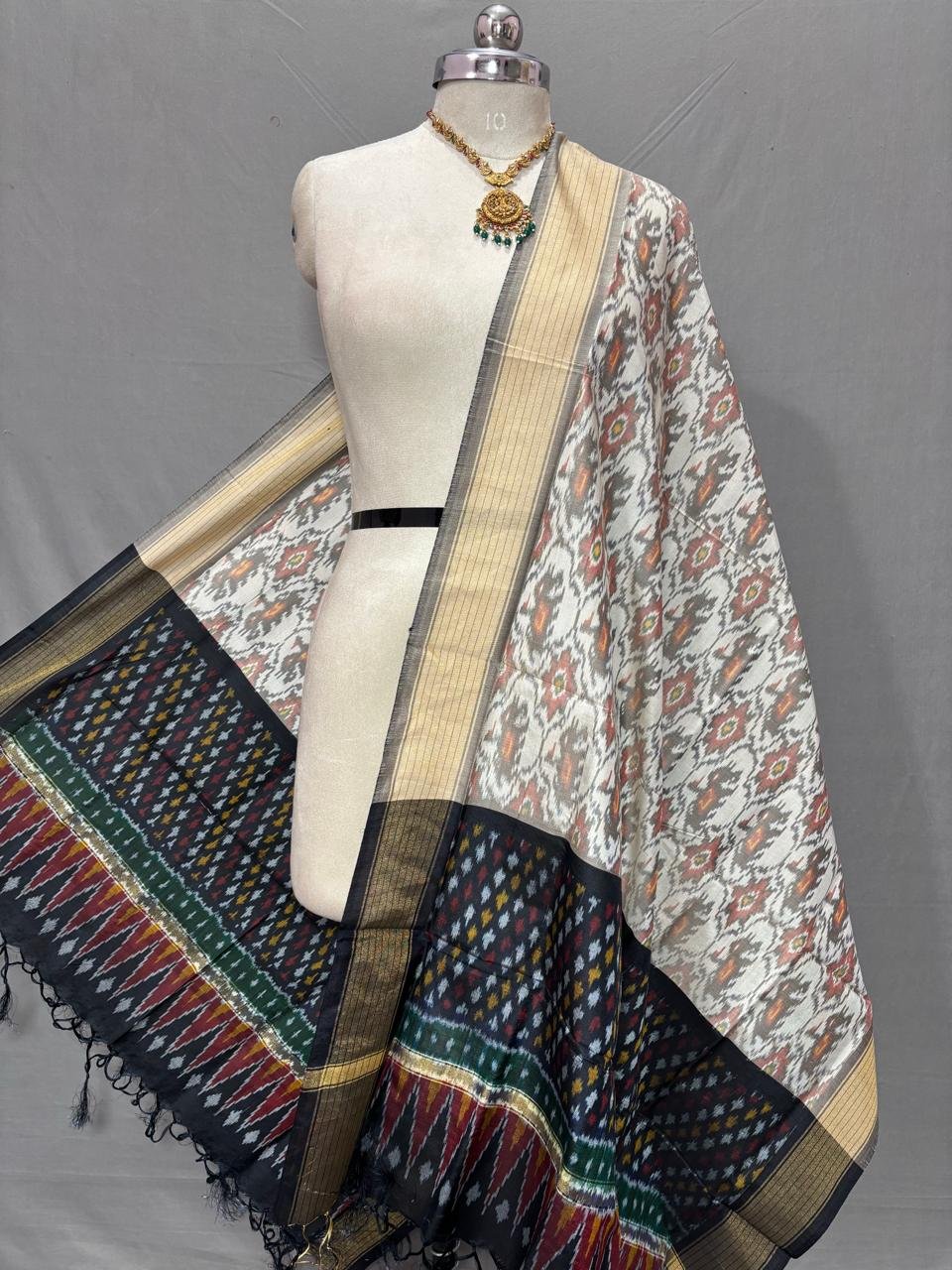 Ikat Dupatta - PSSIS11-ISCDDIBCC-33