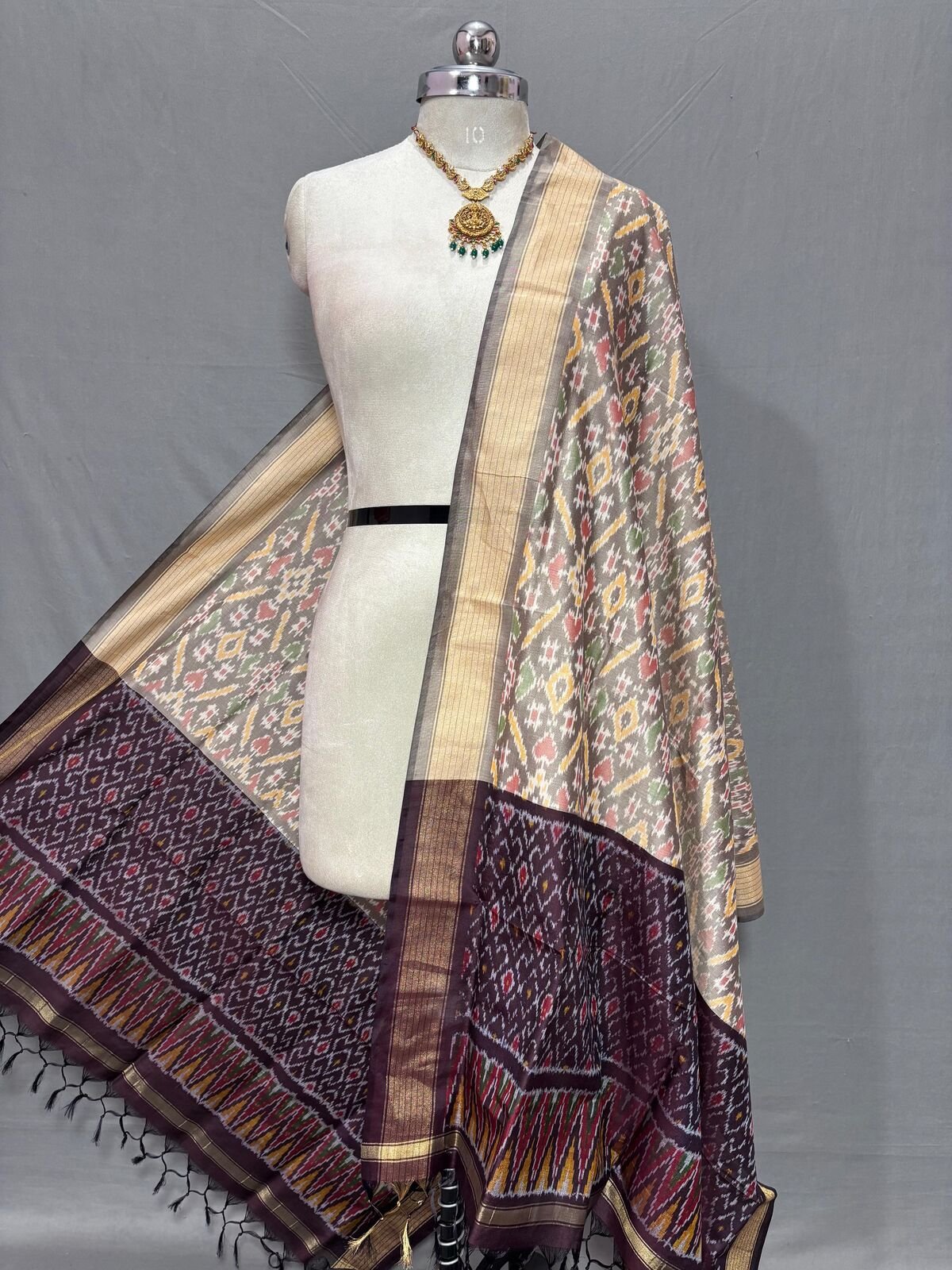 Ikat Dupatta - PSSIS11-ISCDDIBCC-42