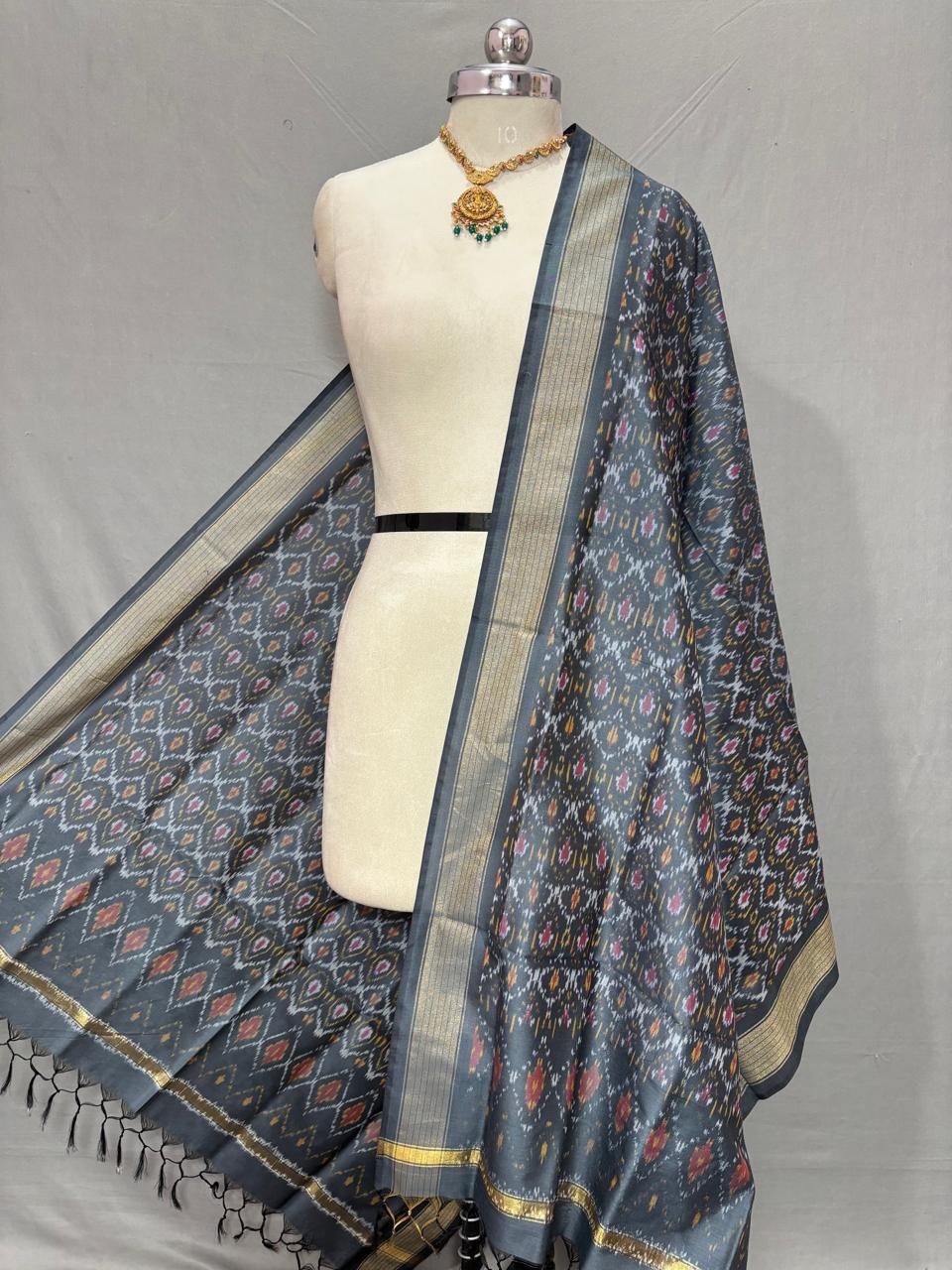 Ikat Dupatta - PSSIS11-ISCDDIBCC-44