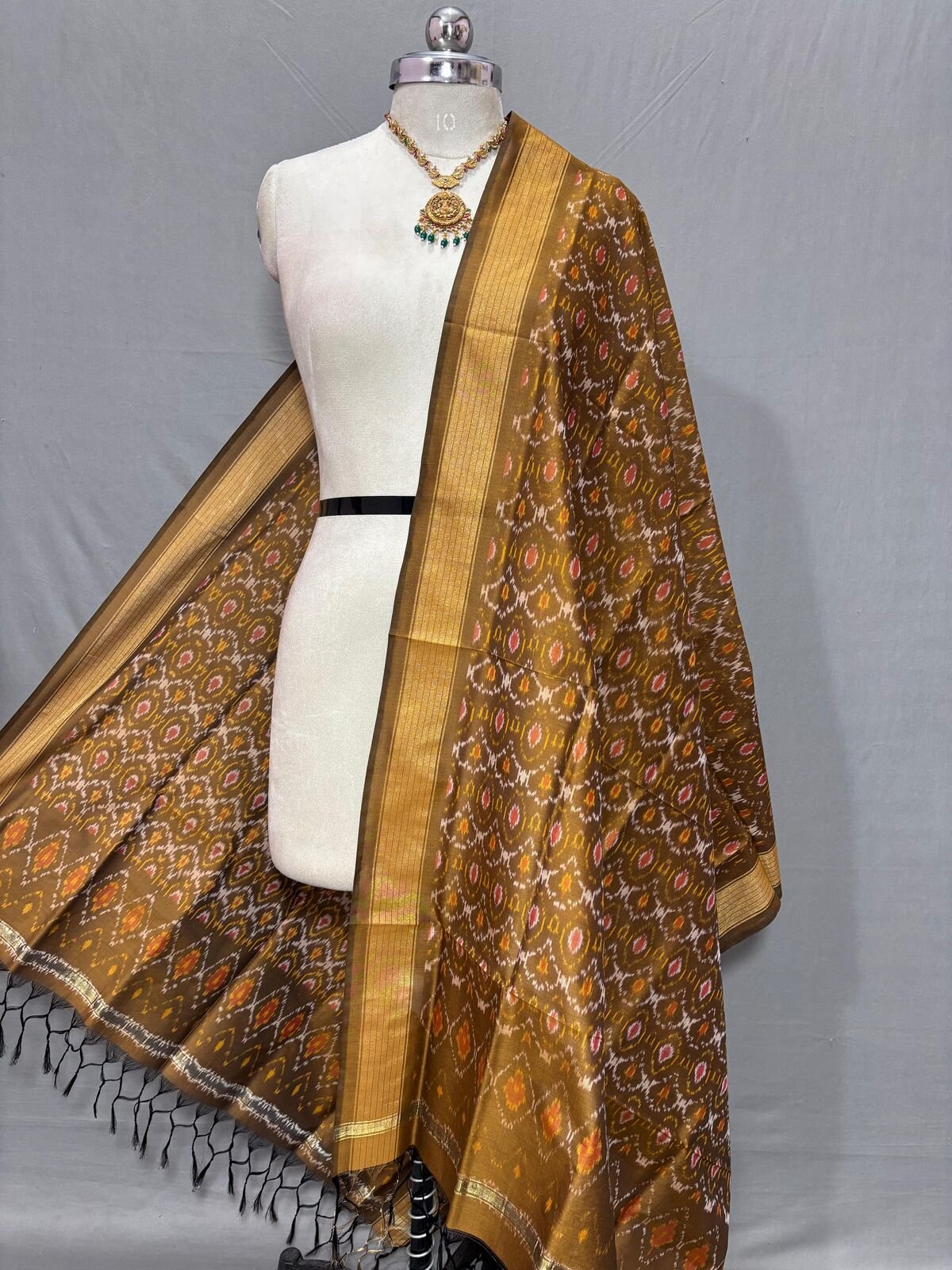 Ikat Dupatta - PSSIS11-ISCDDIBCC-55
