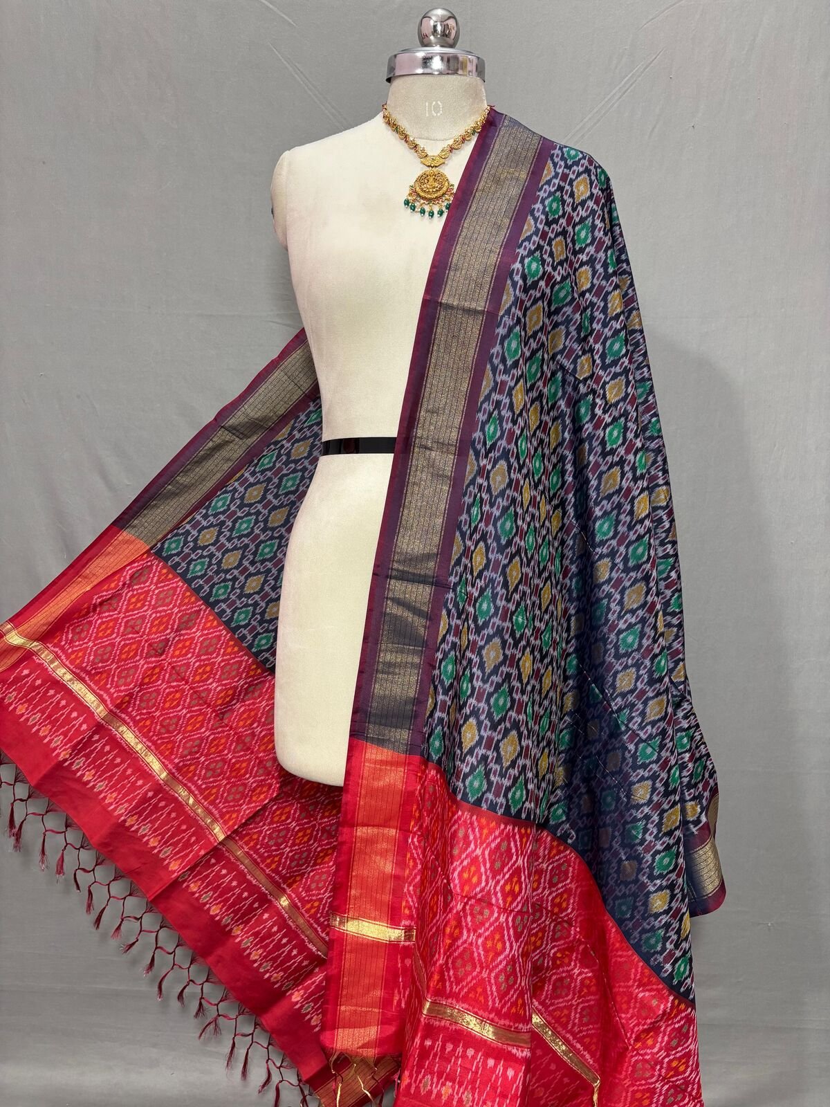 Ikat Dupatta - PSSIS11-ISCDDIBCC-58
