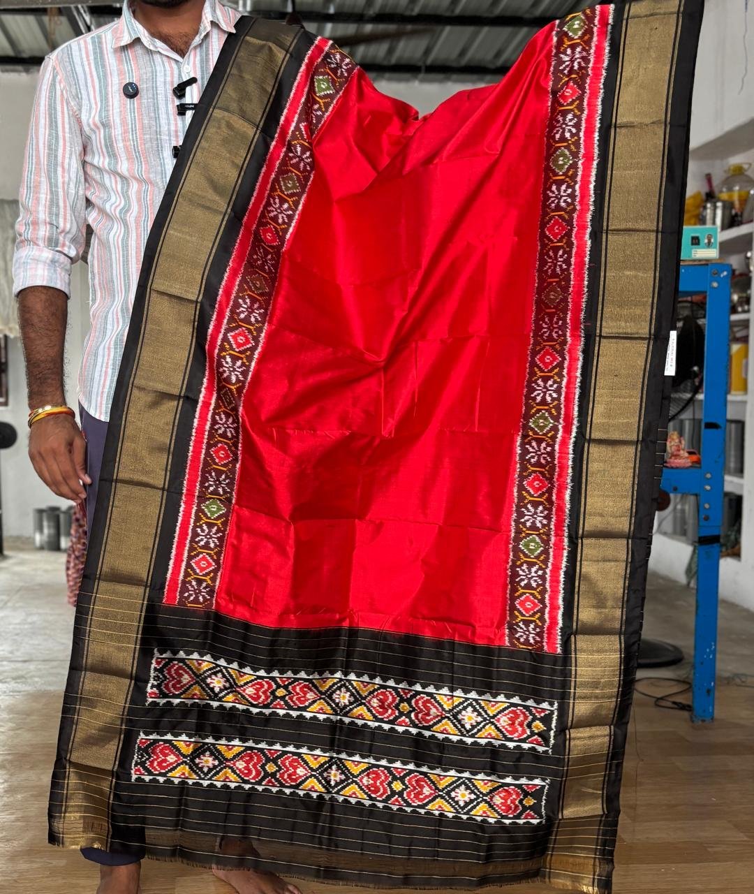 Ikat Dupatta - PUSNG06-ISDPDEEDD-07