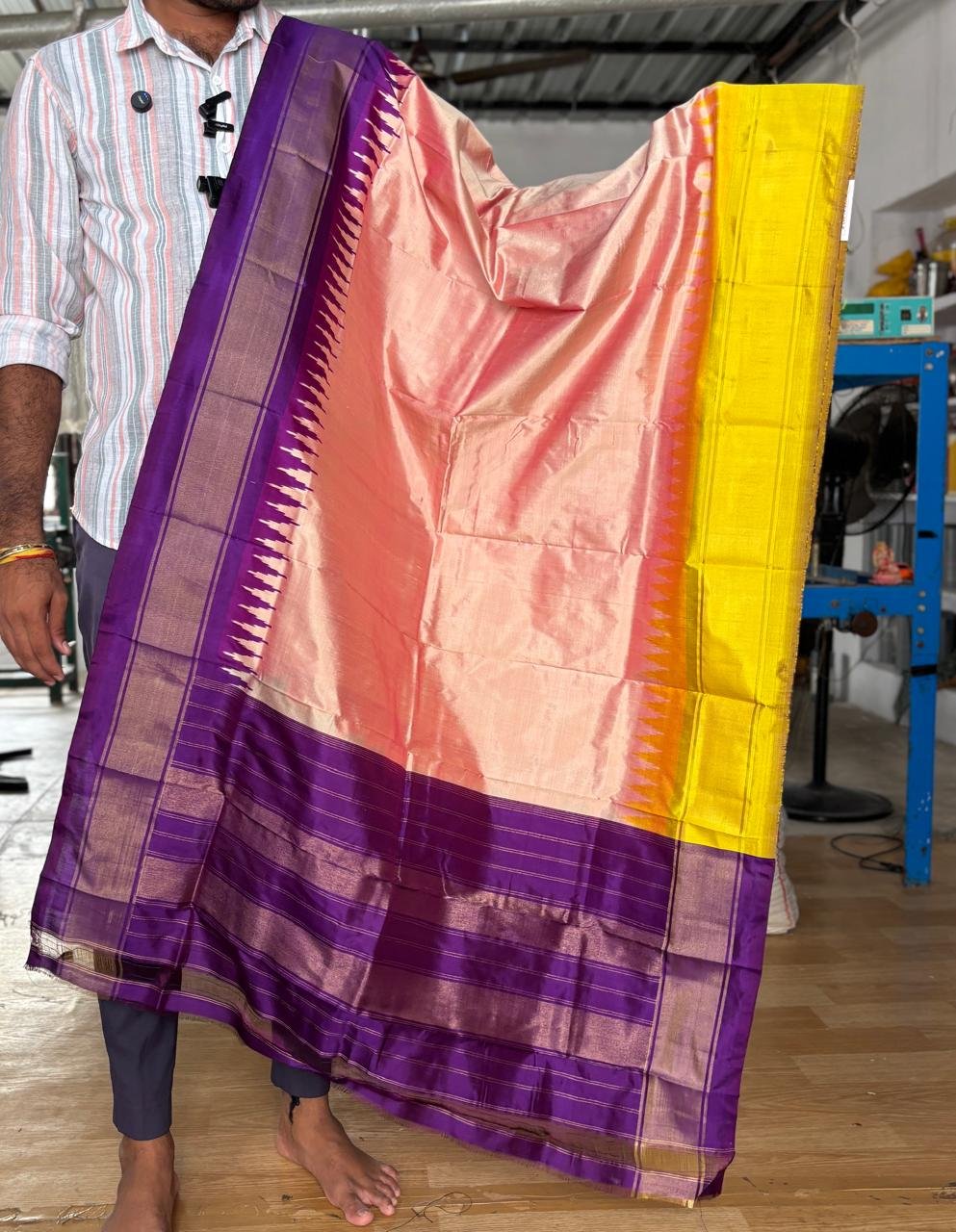 Ikat Dupatta - PUSNG06-ISDPDEEDD-17