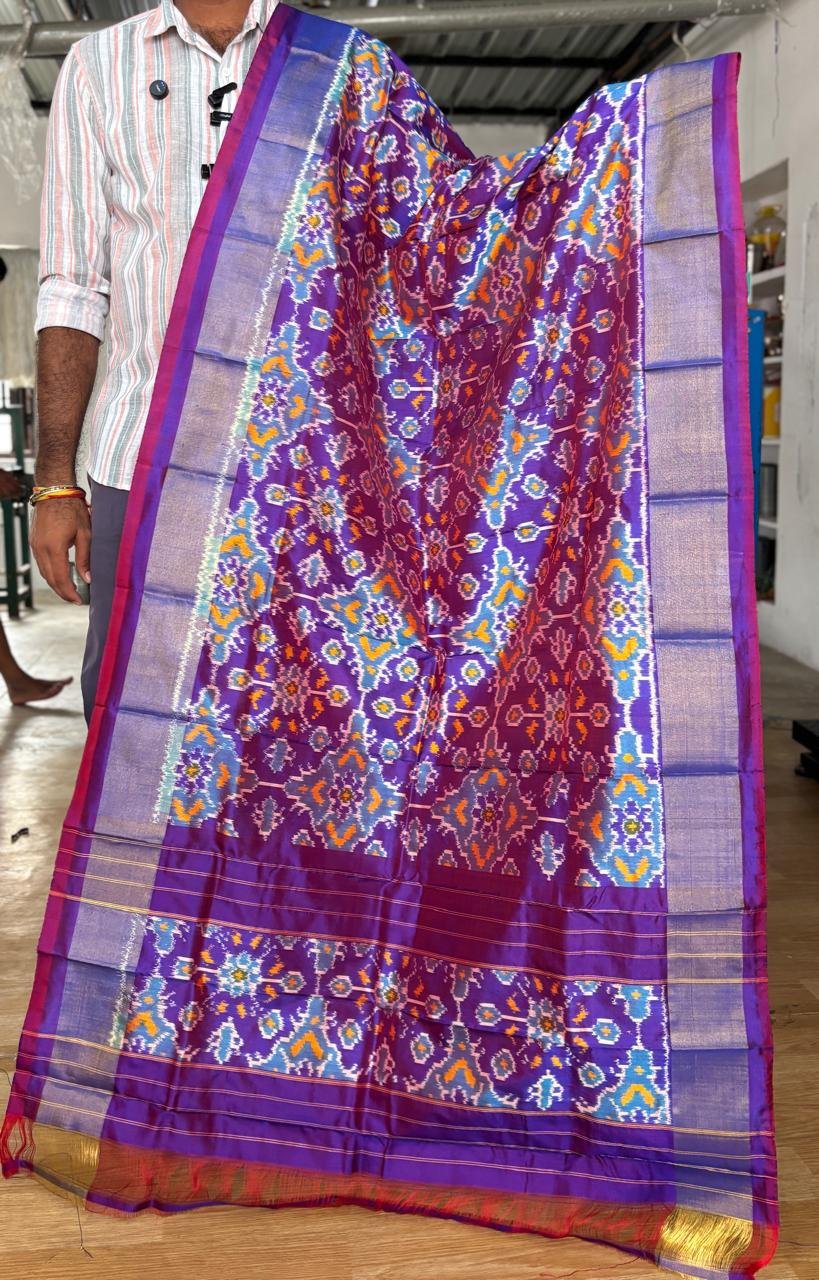 Ikat Dupatta - PUSNG06-ISDPDEEDD-19