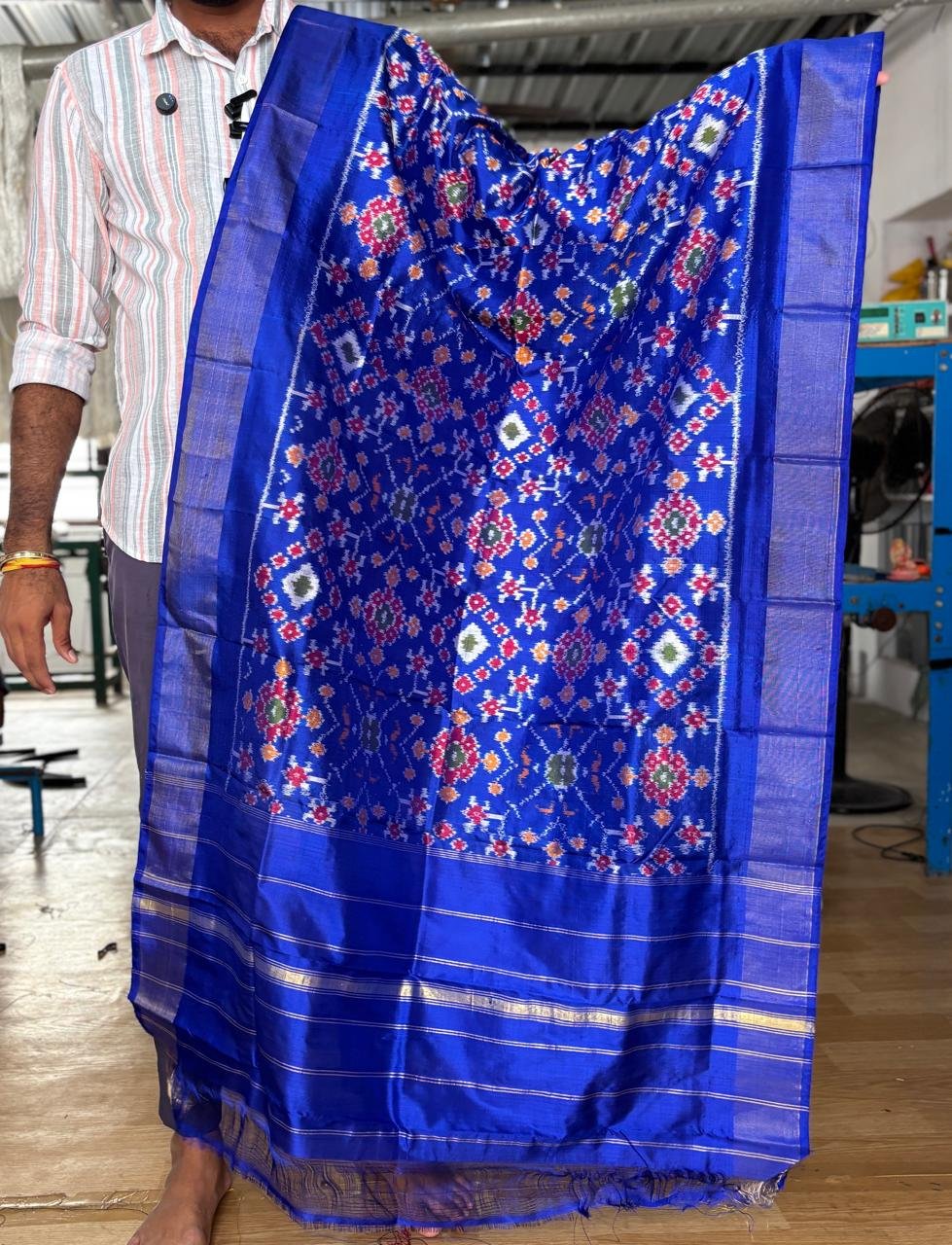 Ikat Dupatta - PUSNG06-ISDPDEEDD-21